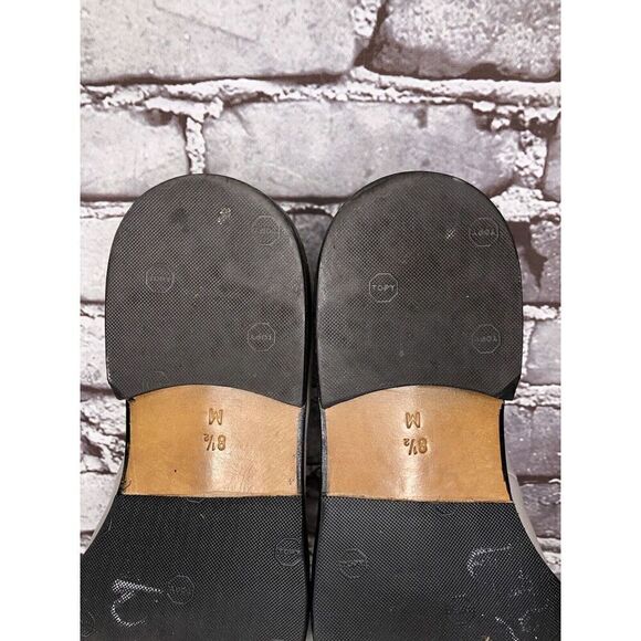 Sam Bork Shoes Grey Leather SlipOn Italy Loafers Dress Shoes Men Sz 8.5M US/42EU - Picture 16 of 16